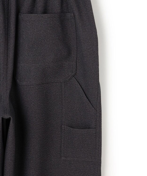 J.PRESS YORK STREET 【UNISEX】ポリエステルカルゼ ワイドペインターパンツ グレー系