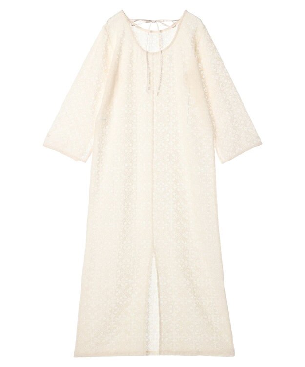 Green Parks AnriettMusee レースロングワンピース Beige