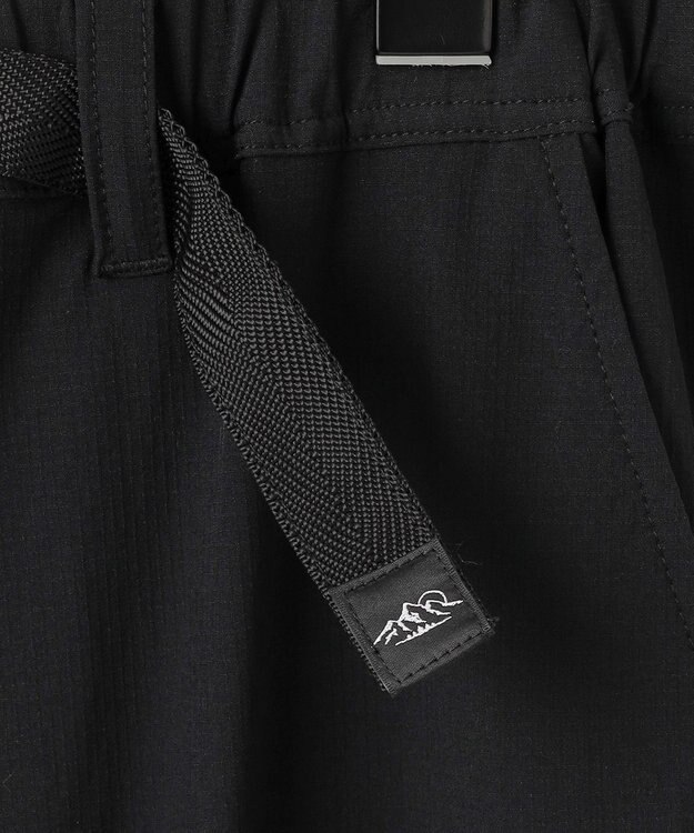 JOSEPH ABBOUD MOUNTAIN 【2wayストレッチ/軽量/ECO撥水】ナイロンリップ2wayストレッチ トレッキングカーゴパンツ ブラック系