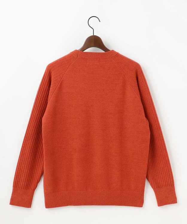 JOSEPH ABBOUD MOUNTAIN 【軽量/ソフト】ニットフリース プルオーバー ニット オレンジ系