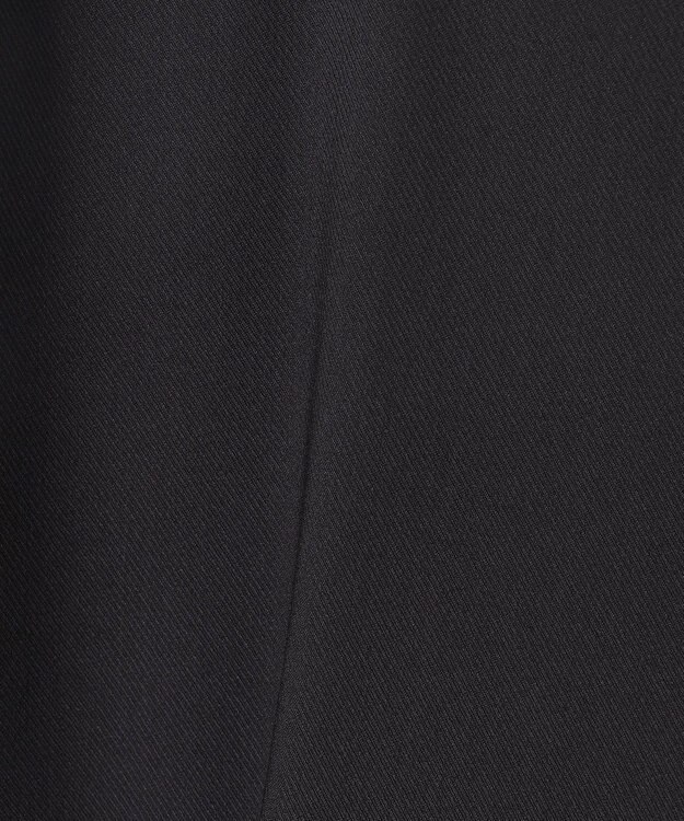 J.PRESS LADIES 【洗える】ハイテンションT/Rライトカルゼ セミワイド パンツ ブラック系