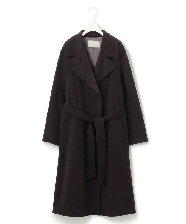 ICB L 【人気のため新色追加】ウールリバー トレンチコート バーントブラウン系