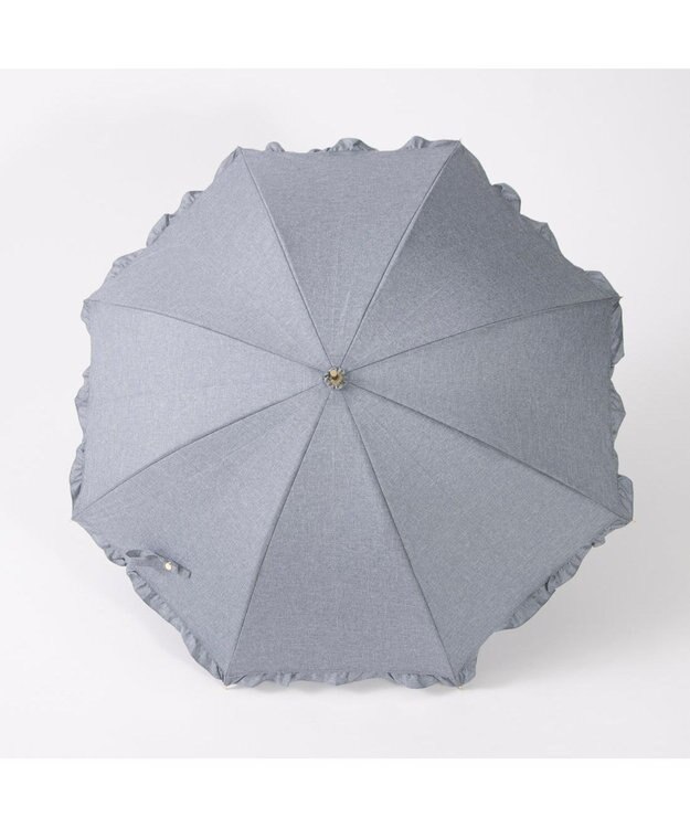 UNBILLION カシュネ cachenez / 【晴雨兼用】【日傘】 シャンプレーフリルショートパラソル ブルー