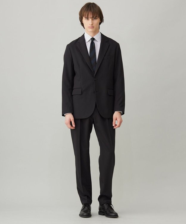 UNFILO MENS スマート テーパードパンツ [24年秋冬商品] ブラック