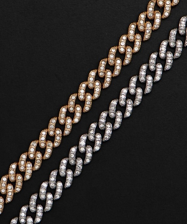 WEGO Mモチーフラインストーンネックレス 柄4