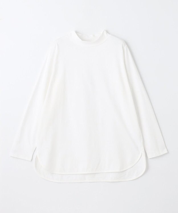 ANY モックネックプルオーバー オフ