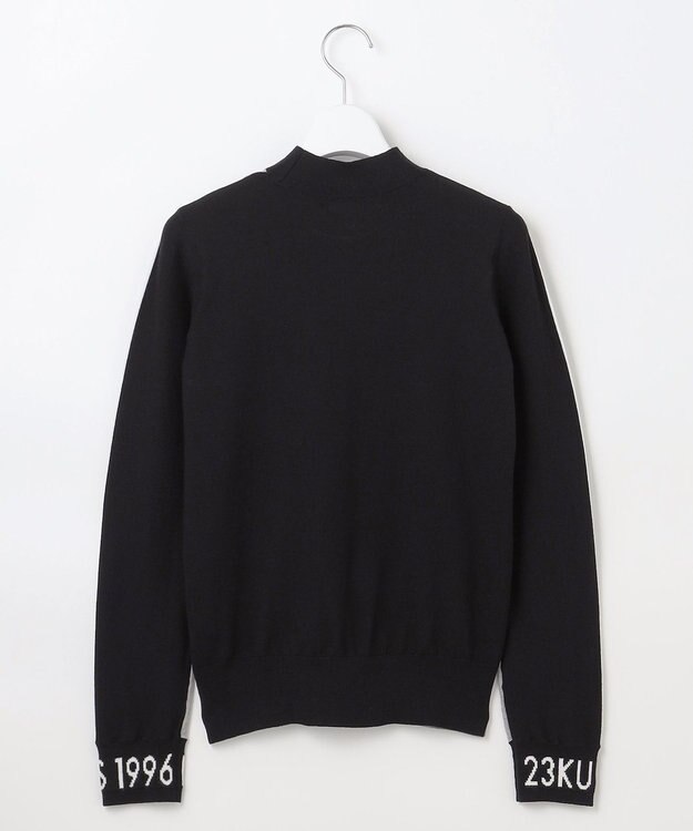 23区GOLF 【WOMEN】レーヨンストレッチカラーブロックニット ライトグレー系