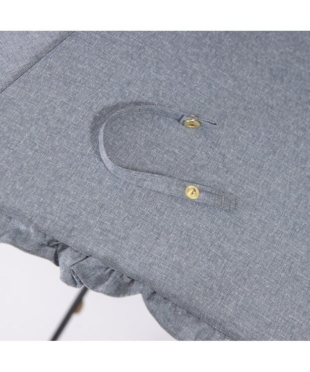 UNBILLION カシュネ cachenez / 【晴雨兼用】【日傘】 シャンプレーフリルショートパラソル ブルー