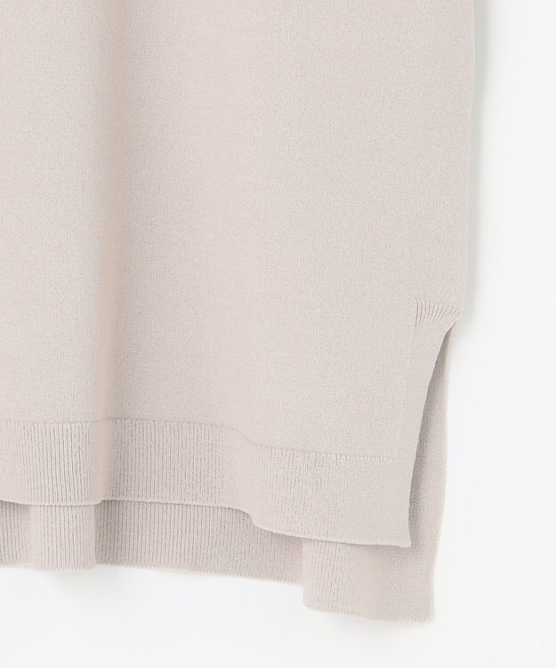 J.PRESS LADIES 【洗える】 レーヨンエリートストレッチ ドルマン ニット Tシャツ ライトグレー系