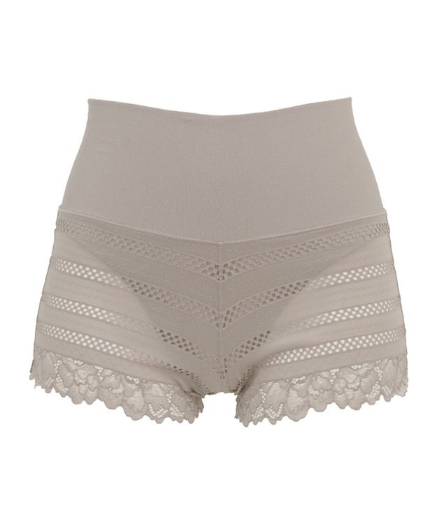 BRADELIS New York 【BRADELIS Me】 オールインワンスタイルショーツ ブラデリス 綿混ショーツ ダークグレージュ