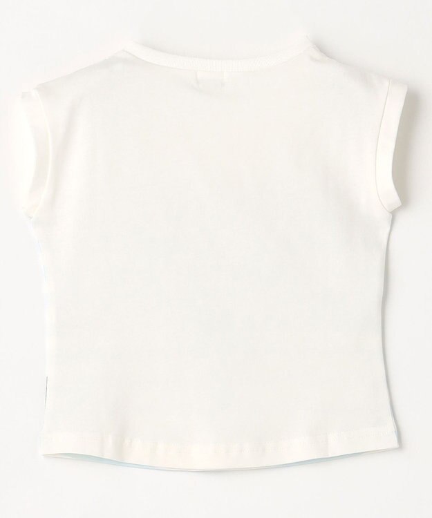 組曲 KIDS 【80-100㎝】【UVケア】グリーンバンド Tシャツ ブルー系1