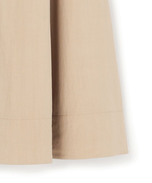 23区 L 【先行予約】マットライトタフタ フレアスカート ベージュ系