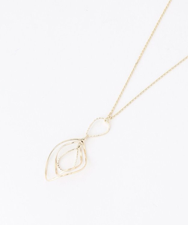 J.PRESS LADIES ラインドロップ ネックレス ゴールド系