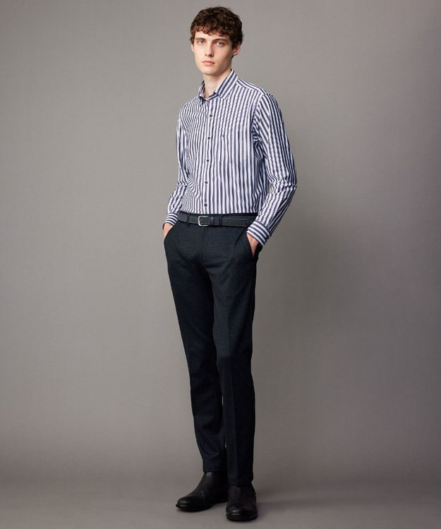 JOSEPH ABBOUD 【ウエストも伸びる！/ストレッチ/弱撥水】ムリネ ジャージ パンツ ネイビー系