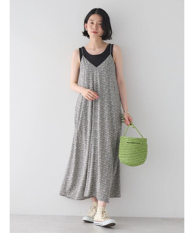 AMERICAN HOLIC Ｖネックキャミワンピース Flower