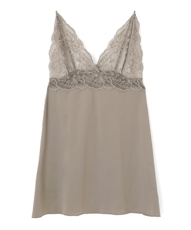 San-ai Resort（三愛水着楽園） 【新レース】カシュクール脇高スリップ 【northerly】 チャコール