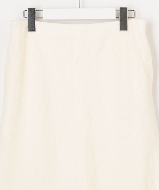 自由区 【XSサイズ～】ブライトリネンオックス スカート アイボリー系