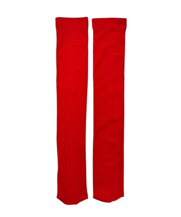 WEGO カラーハイソックス レッド