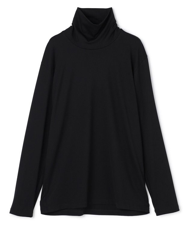 JOSEPH HOMME ハイゲージベアスムース　タートルネック長袖Ｔシャツ ブラック系