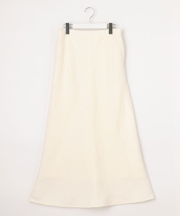 自由区 【XSサイズ～】ブライトリネンオックス スカート アイボリー系