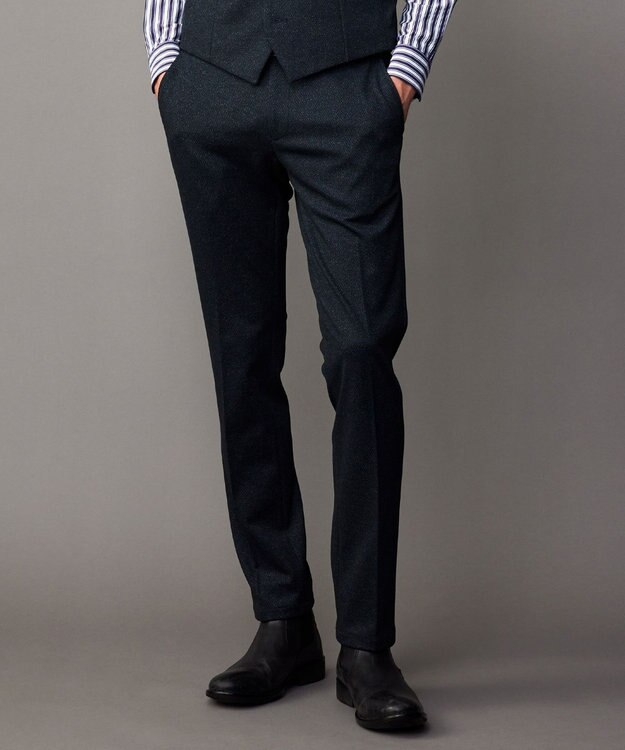 JOSEPH ABBOUD 【ウエストも伸びる！/ストレッチ/弱撥水】ムリネ ジャージ パンツ ネイビー系