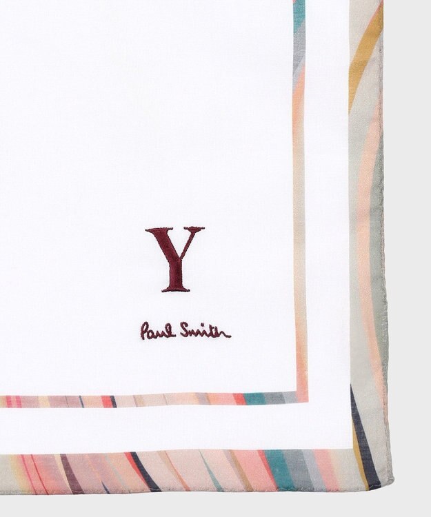 Paul Smith イニシャル ハンカチ Y