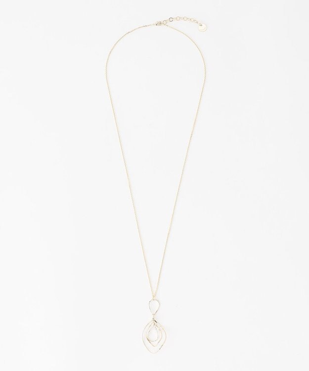 J.PRESS LADIES ラインドロップ ネックレス ゴールド系