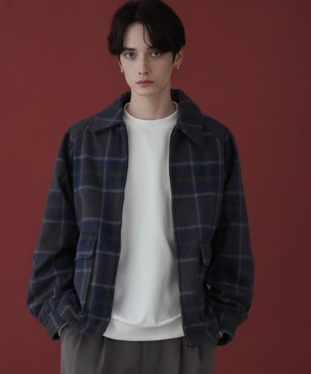 WEGO 【ユニセックス着用ITEM】メルトンショートZIPブルゾン 柄1