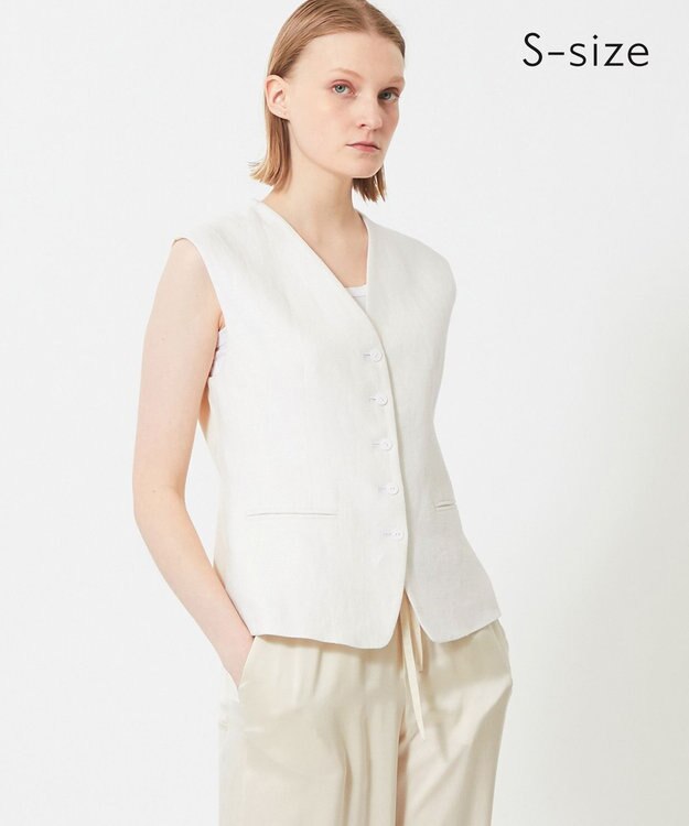 BEIGE， 【S-size】BURDOCK / ベスト White