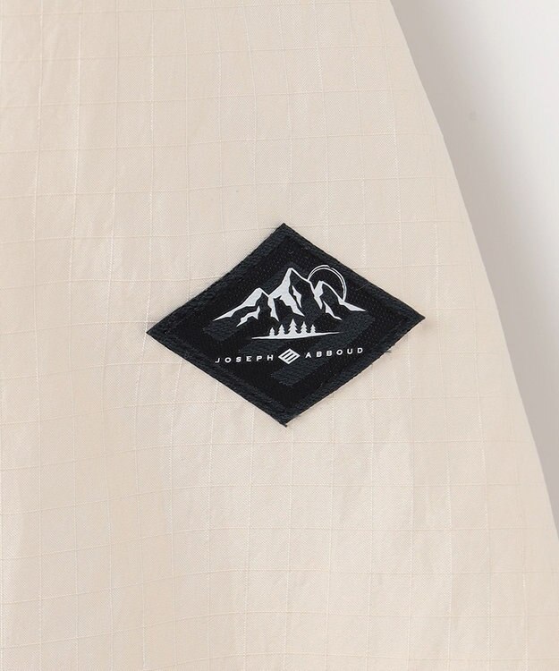 JOSEPH ABBOUD MOUNTAIN 【UNISEX】軽量/撥水 リップワッシャーコンビ マウンテンパーカー ホワイト系