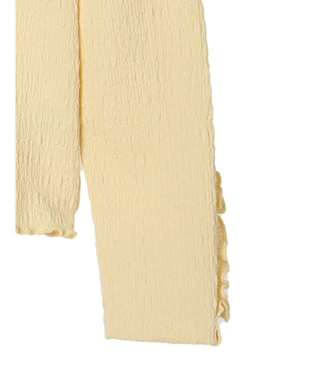 earth music&ecology シャーリングカットプルオーバー Yellow