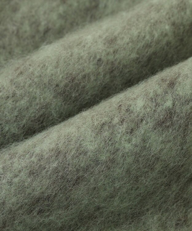 Green Parks ・ｆｕｒｒｙ　ｒａｔｅ　ヘアリーカラーマフラー Brown