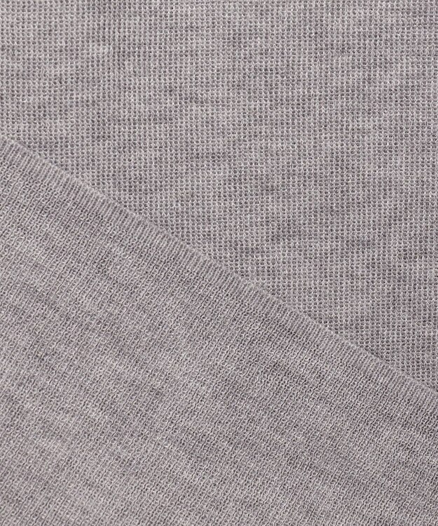 J.PRESS LADIES L 【洗える】Vis/Peスパーク ミディ丈 カーディガン ライトグレー系