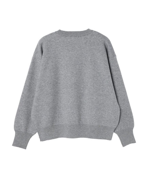Green Parks もちやわ　ロゴニットプルオーバー Gray Mixture