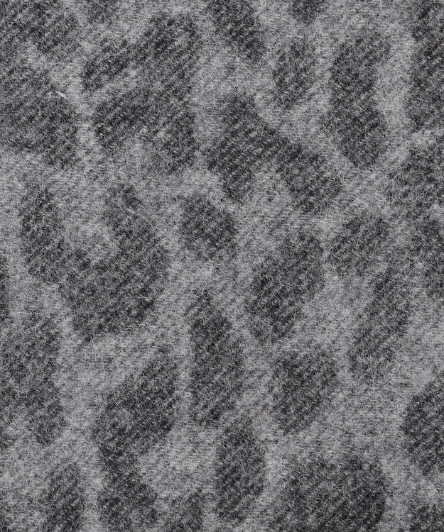 ICB アニマルパターンストール グレー系レオパード柄