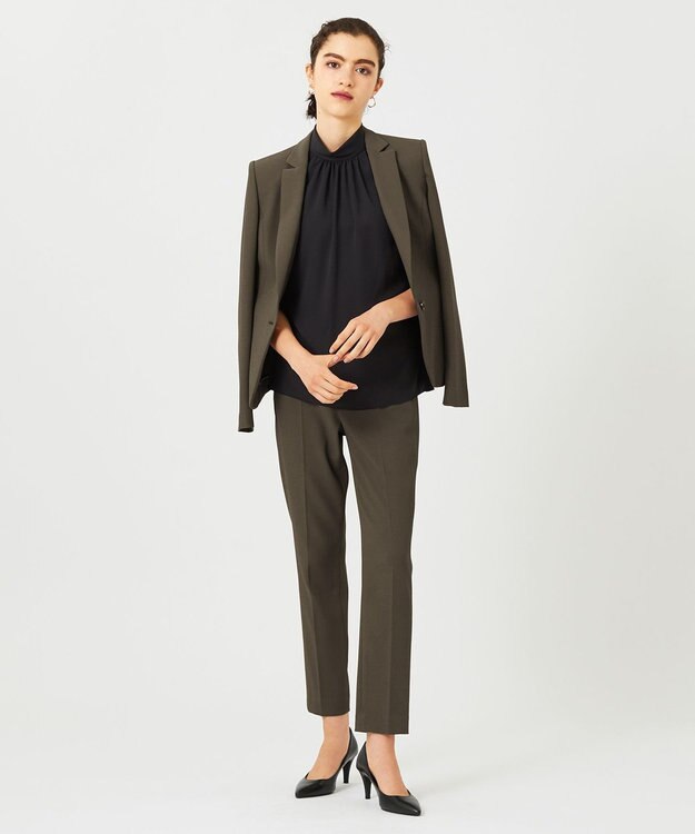 BEIGE， EVA / ハイネックブラウス Black