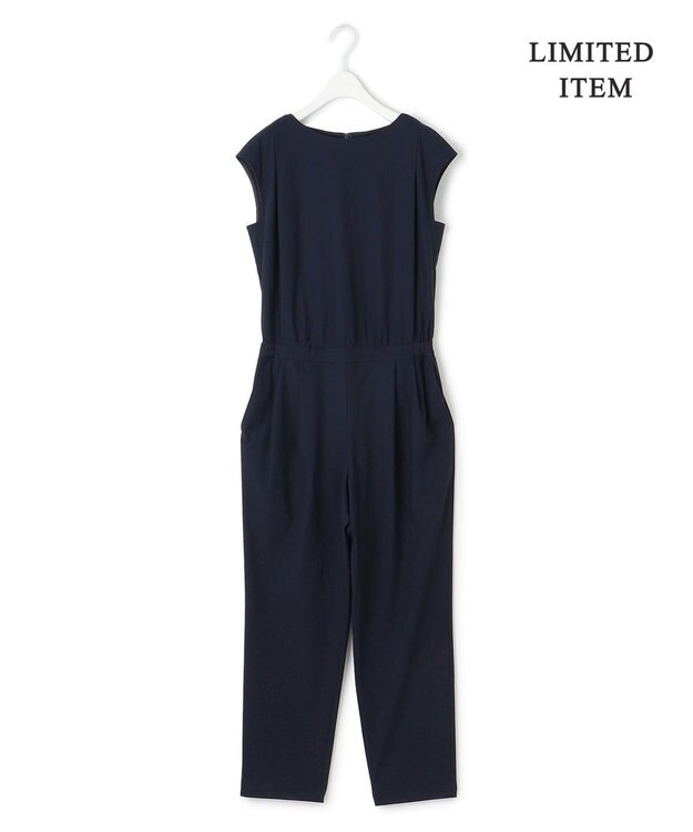 ICB L 【WEB限定・接触冷感・UVカット・洗える】アトラストリコット オールインワン ネイビー系