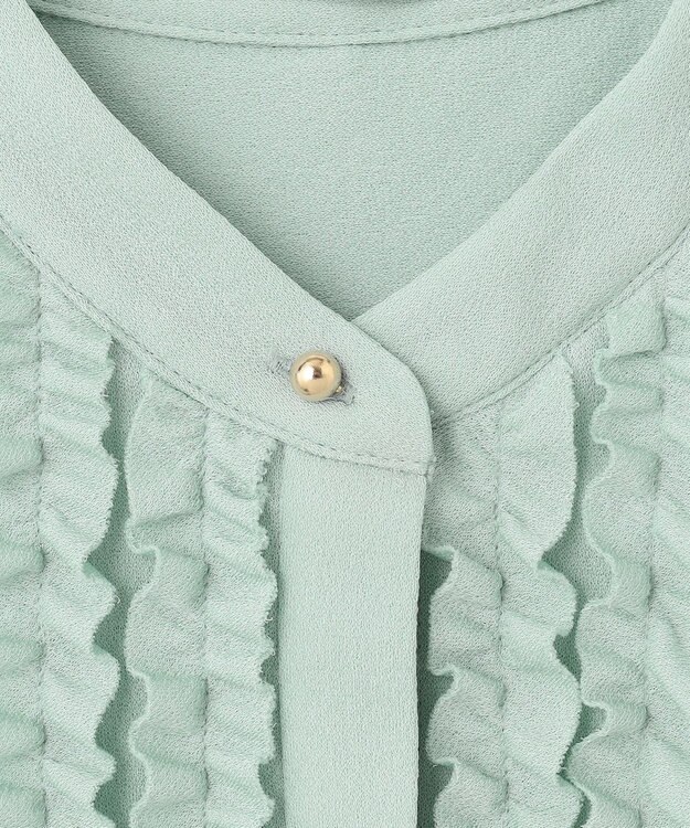 BEIGE， PALAIS / フリルブラウス Mint