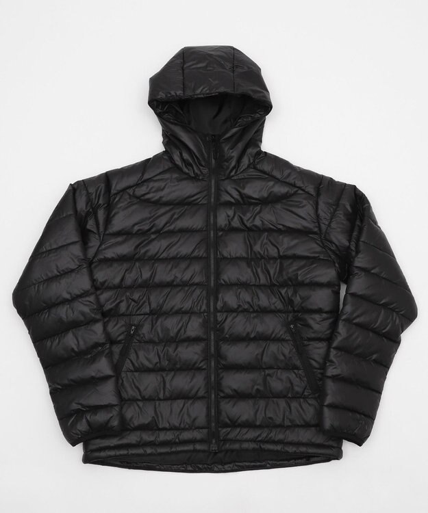 WEGO 【ユニセックス着用ITEM】コンパクトフィットパファーフーディー ブラック