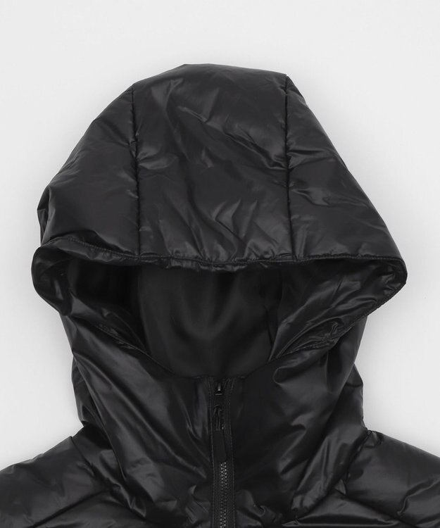 WEGO 【ユニセックス着用ITEM】コンパクトフィットパファーフーディー ブラック