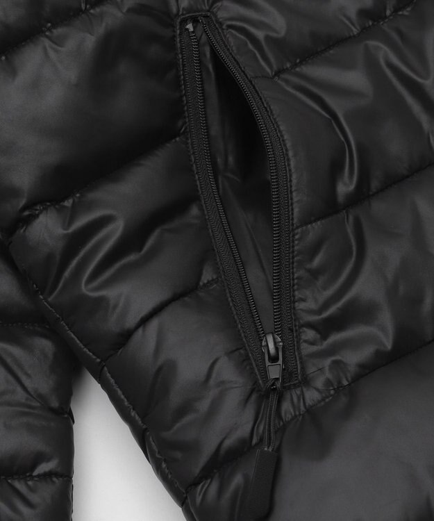 WEGO 【ユニセックス着用ITEM】コンパクトフィットパファーフーディー ブラック