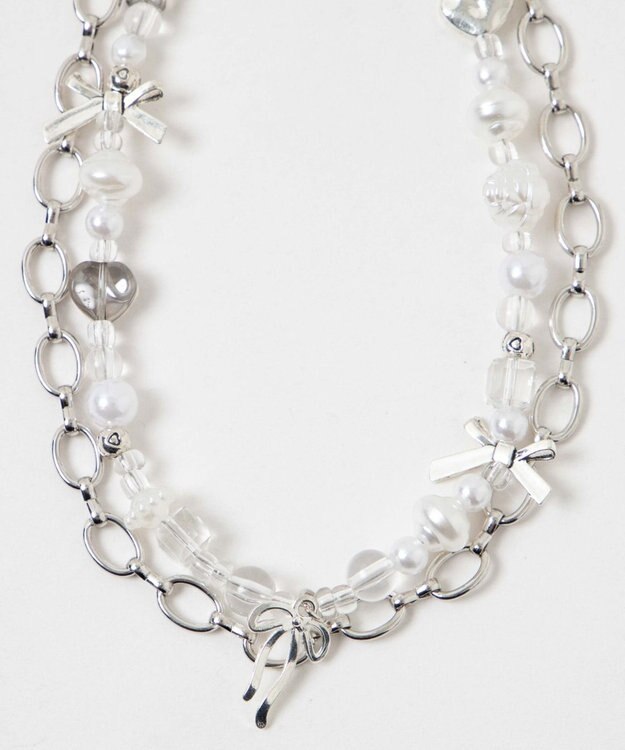 WEGO 2wayチェーンビーズストラップ 柄3