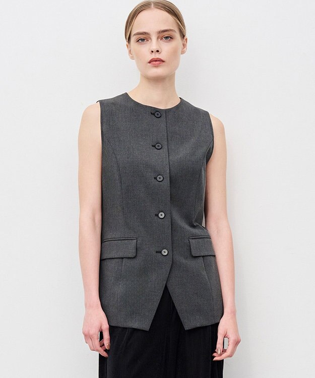 オンワード樫山uncrave 手洗い可 ユニセックス エコレザーブルゾン 撥水・洗濯機洗い可】シアープルーフナイロン ブルゾン（uncrave