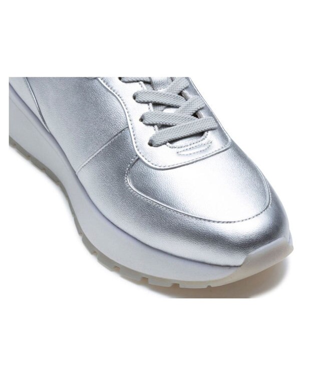 REGAL FOOT COMMUNITY 【リーガルレディース】BF03 レースアップスニーカー スニーカー シルバー