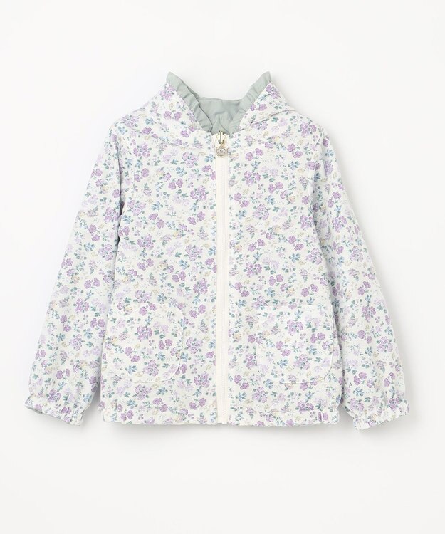 ANY KIDS フード取り外し リバーシブル ブルゾン ミント