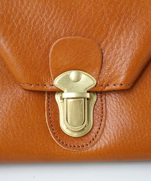 FOLNA RD ヌメオイルシュリンク 差し込み金具 長財布 キャメル