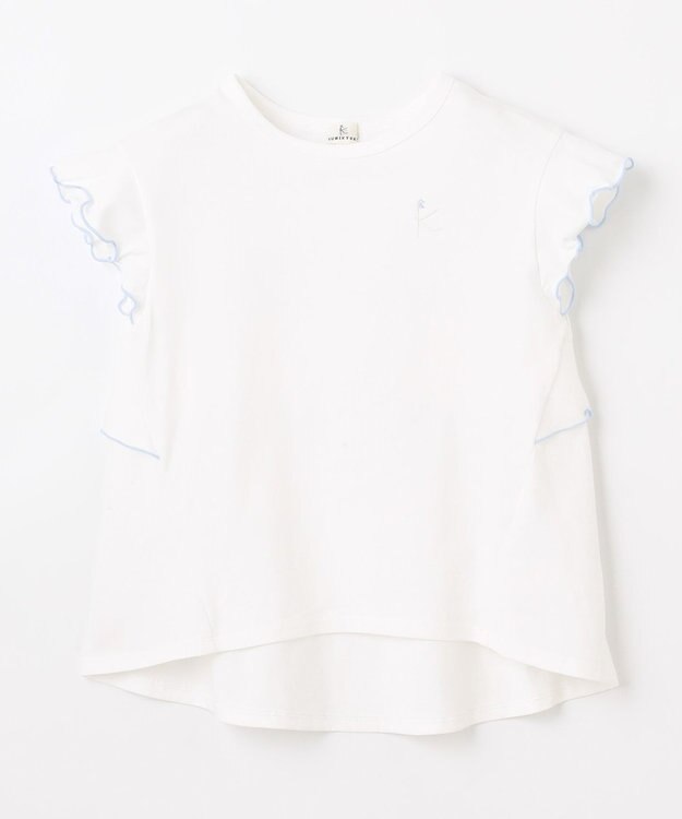 組曲 KIDS 【110-140㎝】バックフリル チュニック オフホワイト