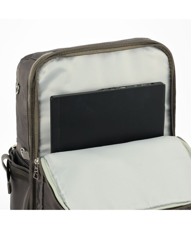 ACE BAGS & LUGGAGE W&.Day/Night リッカノーツ スクエアリュック A4サイズ 14.0インチPC収納 19162 ダブルアンド ダークグレー