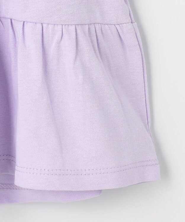 ANY KIDS 【綿100%/接触冷感】ひんやり ティアードチュニック ラベンダー