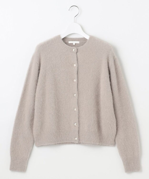 自由区 L 【SHIHOさん着用】ヘアリーフォックス カーディガン モカ